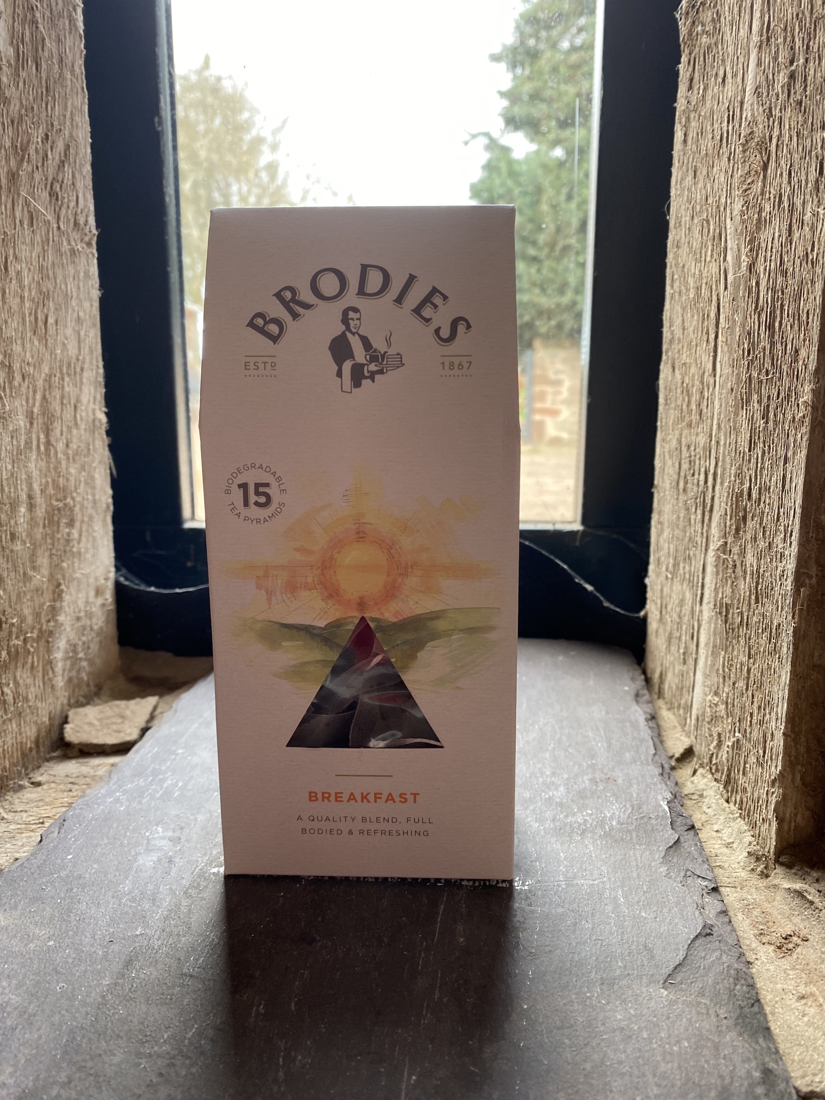 Carfrae Farmshop Brodies Breakfast Tea Pyramid x 15