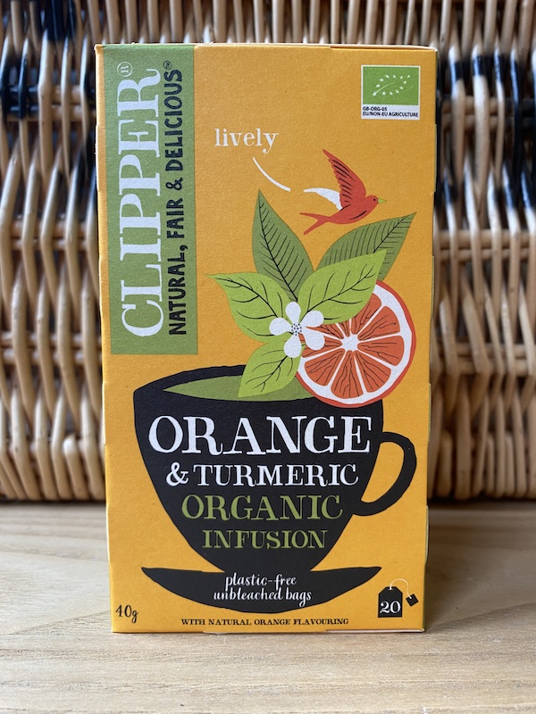 Clipper Turmeric and Orange Organic Tea Bags (20 Bags)