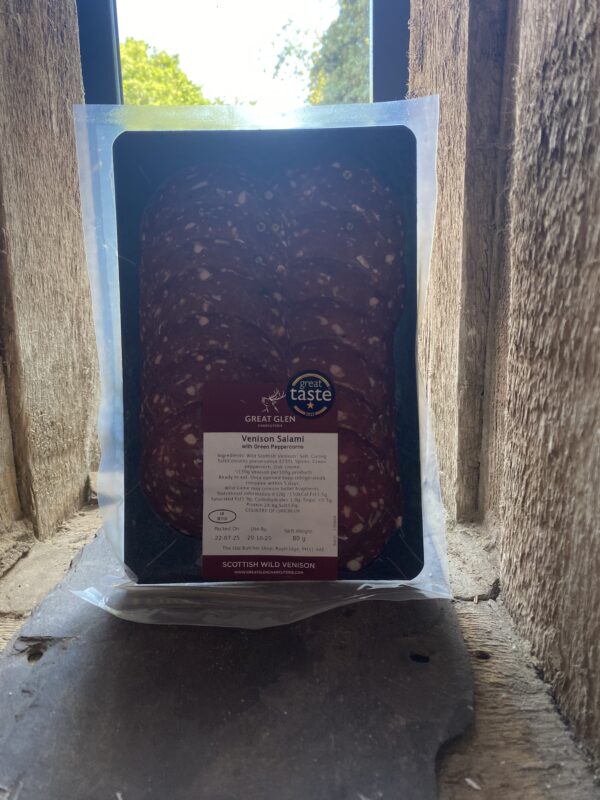 Great Glen - Green Pepper Venison Salami (80g)