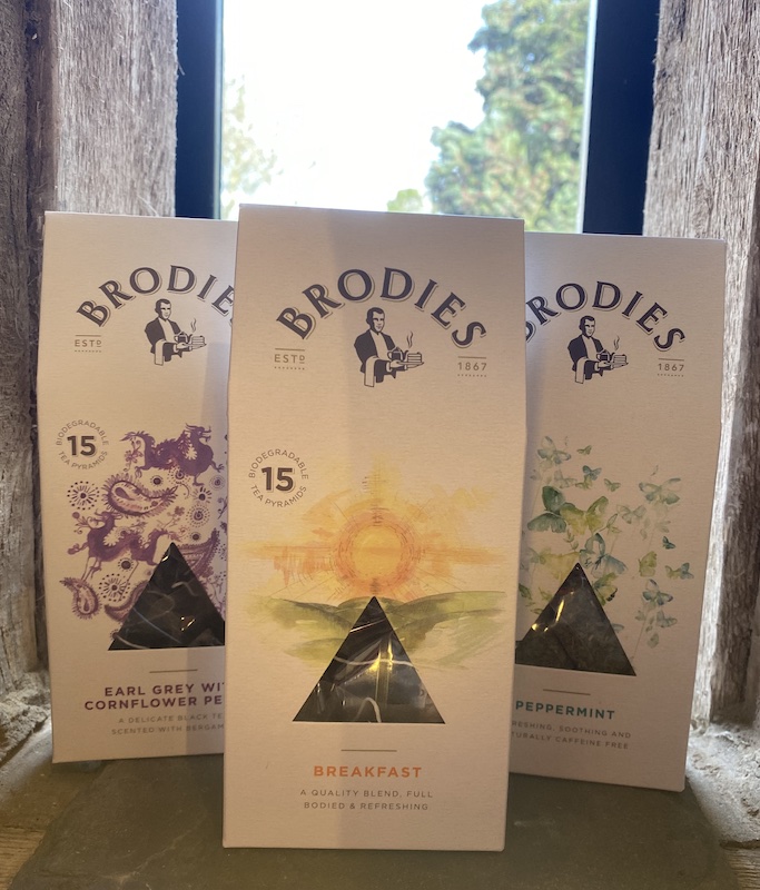 Brodies Pyramid Teabags - selection of flavours