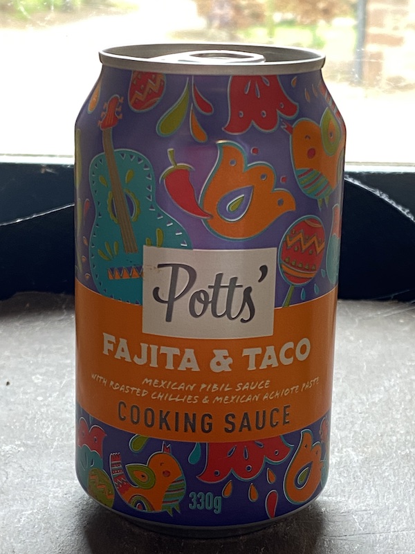 Fajita and Taco Cooking Sauce Potts (330g)