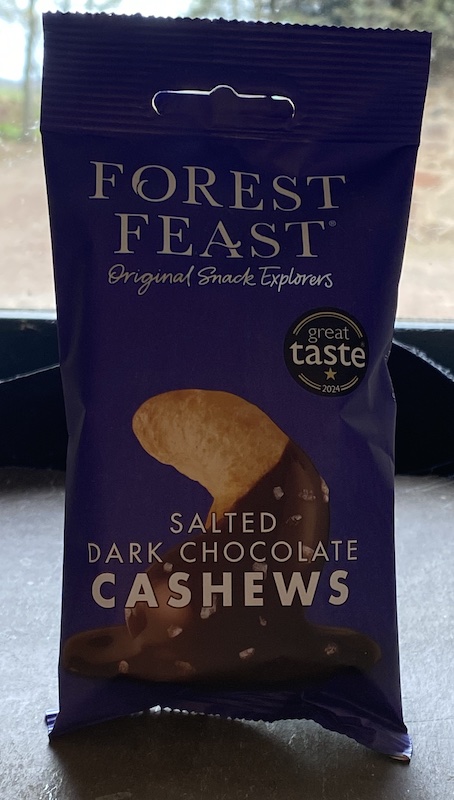Salted Dark Chocolate Cashews (40g) - Forest Feast