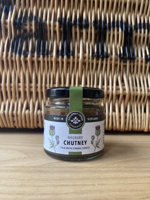 Galloway Lodge Rhubarb Chutney (115g)