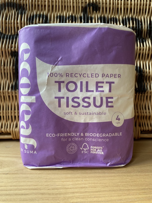 Ecoleaf Toilet Rolls x4 Recycled Paper