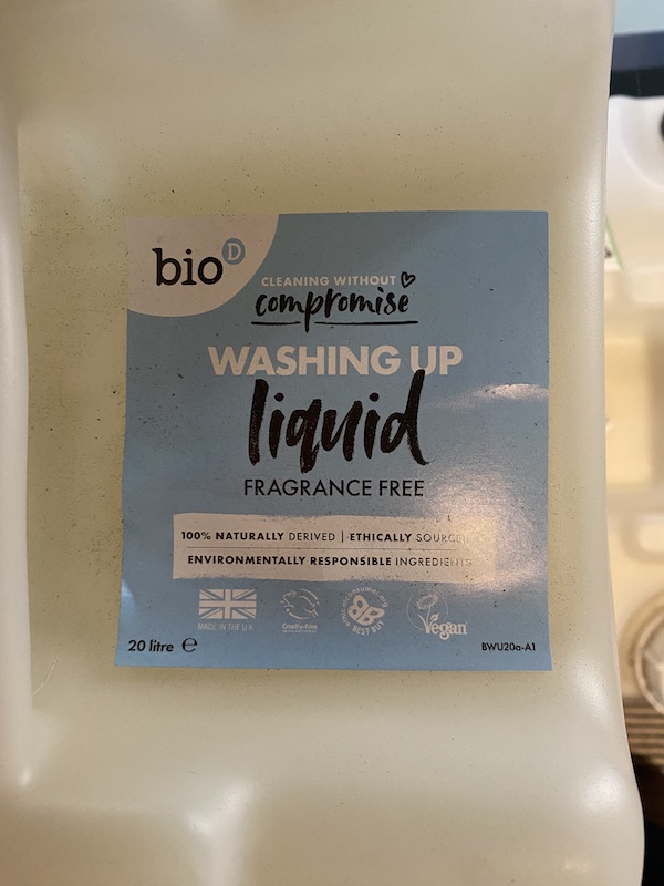 Bio D Washing up liquid (refill)