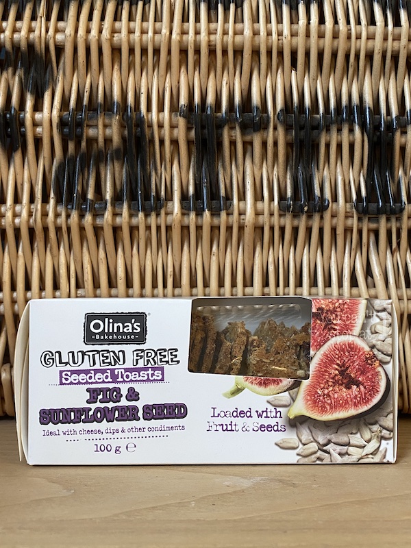 Sunflower & Fig Seeded Toasts (400g) - Olina's Bakehouse