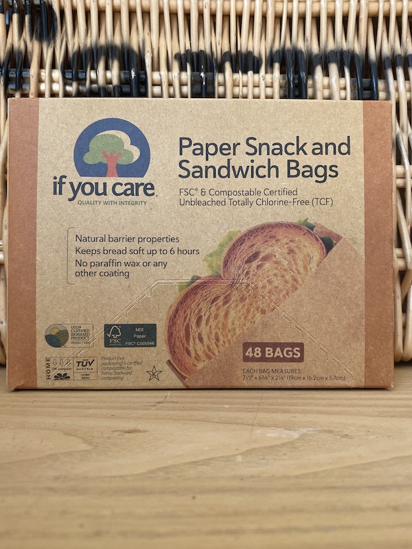 Paper Snack and Sandwich Bags - 48 Bags