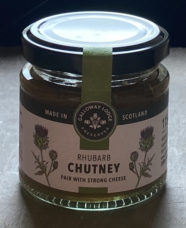 Galloway Lodge Rhubarb chutney