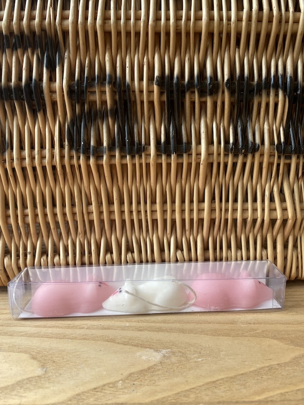 Set of 3 sugar mice