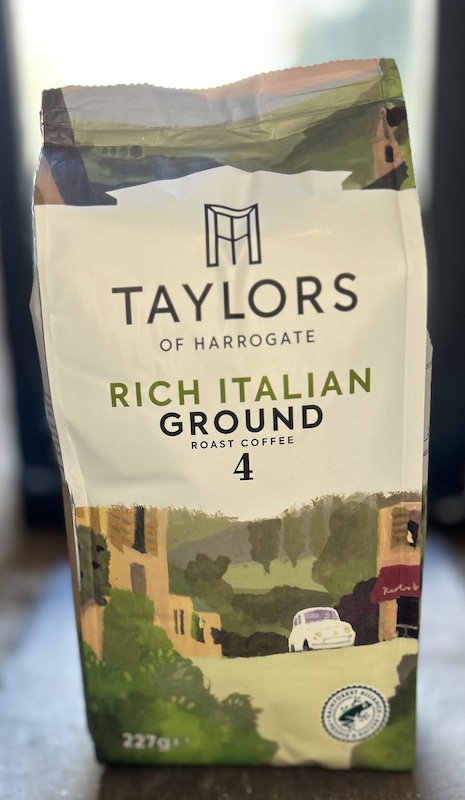 Taylors Rich Italian Ground Coffee 227g