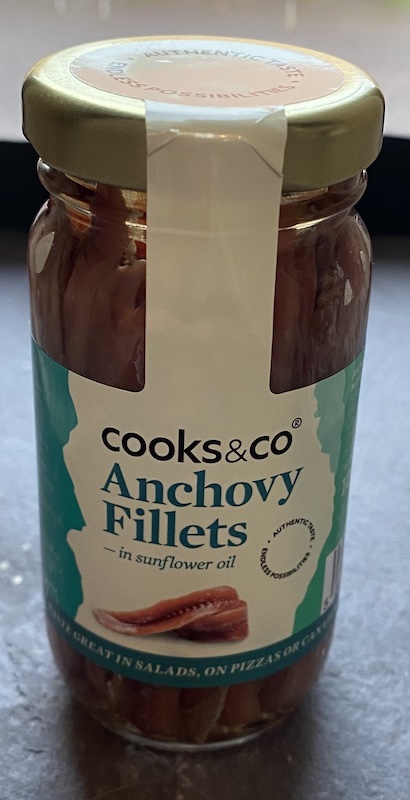 Cooks & Co - Anchovy Fillets in Sunflower Oil (100g)