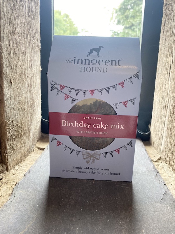Innocent Hound Dog Birthday Cake