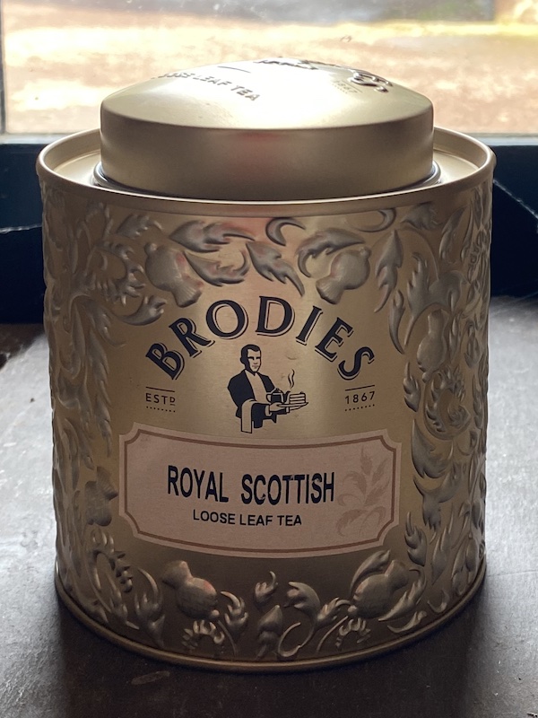 Brodies Royal Scottish Loose Leaf Tea Tin