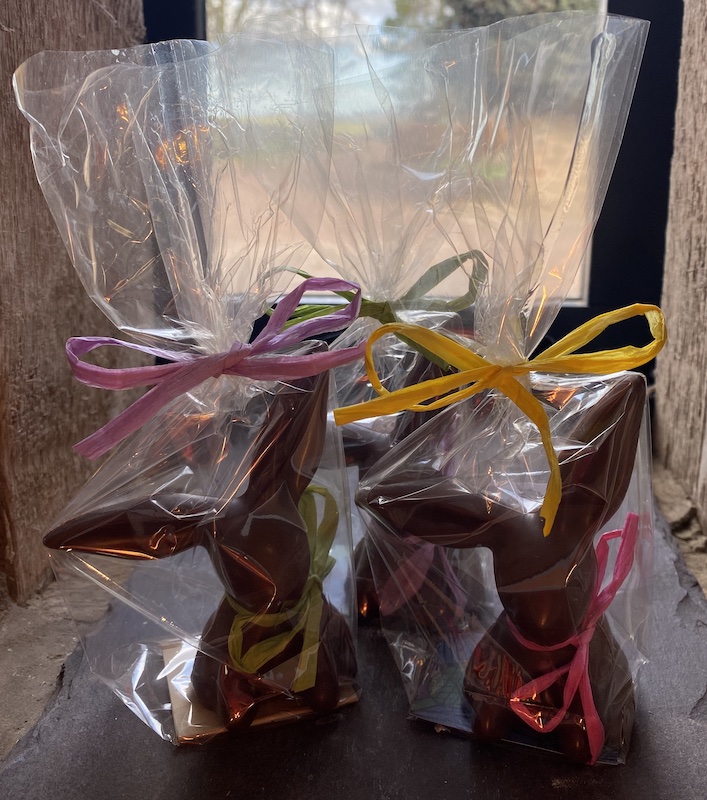 The Chocolate tree easter bunnies