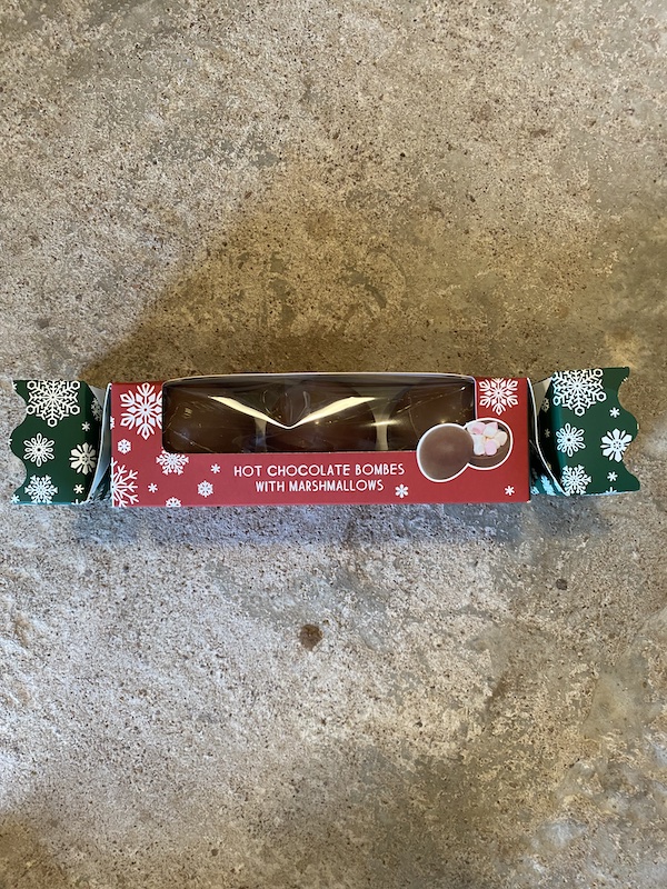 Cocoba Hot Chocolate Bombe Christmas Cracker