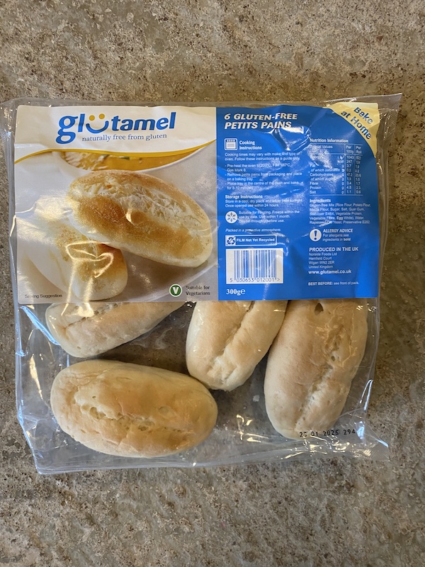 Glutamel Gluten Free Petit Pains Bread 300g