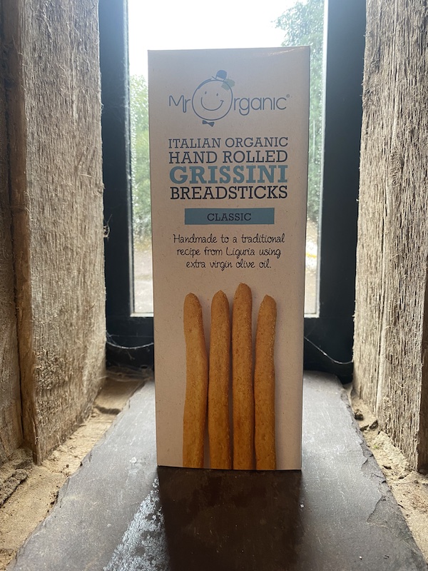 Mr Organic Grissini Hand Rolled Breadsticks 150g