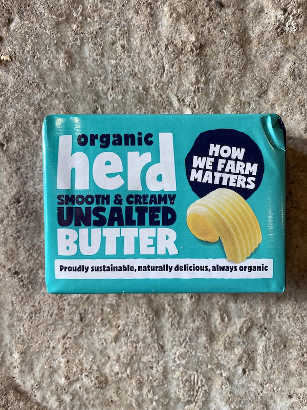 Herd Organic Unsalted Butter 250g