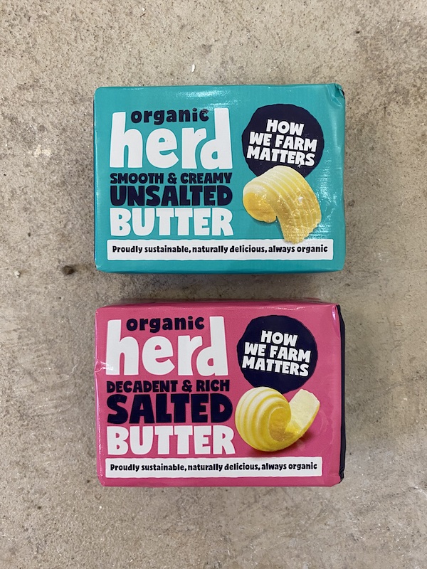 Herd Organic Butter 250g