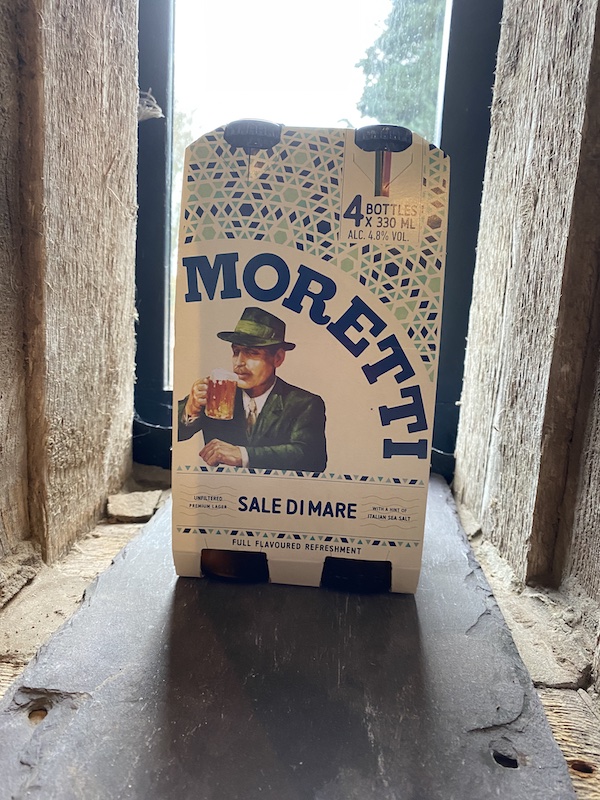 Moretti Beer 4 pack of 330ml bottles