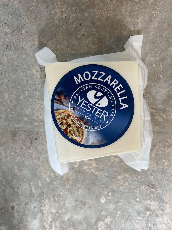 Yester mozzarella cheese