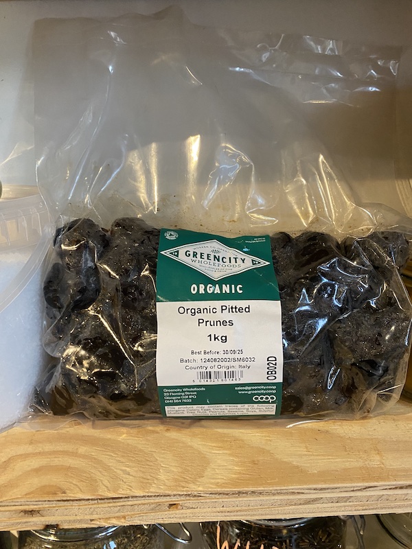 Pitted French Organic Prunes 1kg