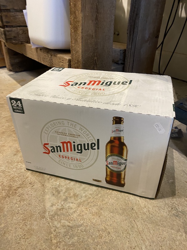 San Miguel Beer case of 24 bottles 330ml