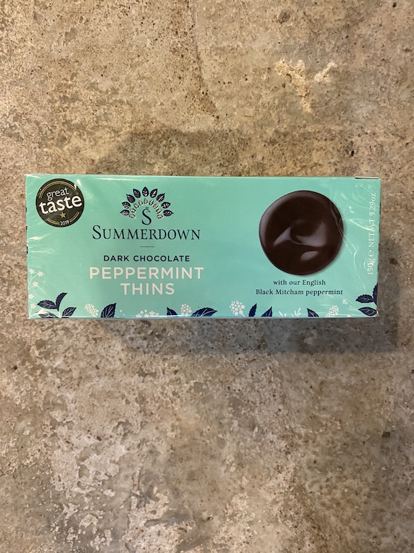 Summerdown Dark Chocolate Mint Thins