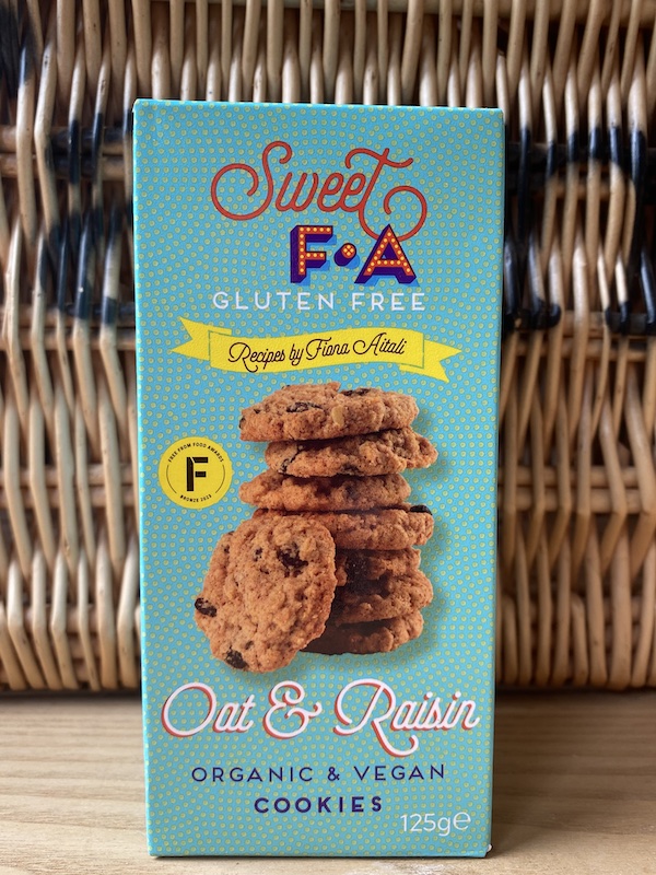 Gluten Free Oat and Raison Cookies (125g) Sweet FA