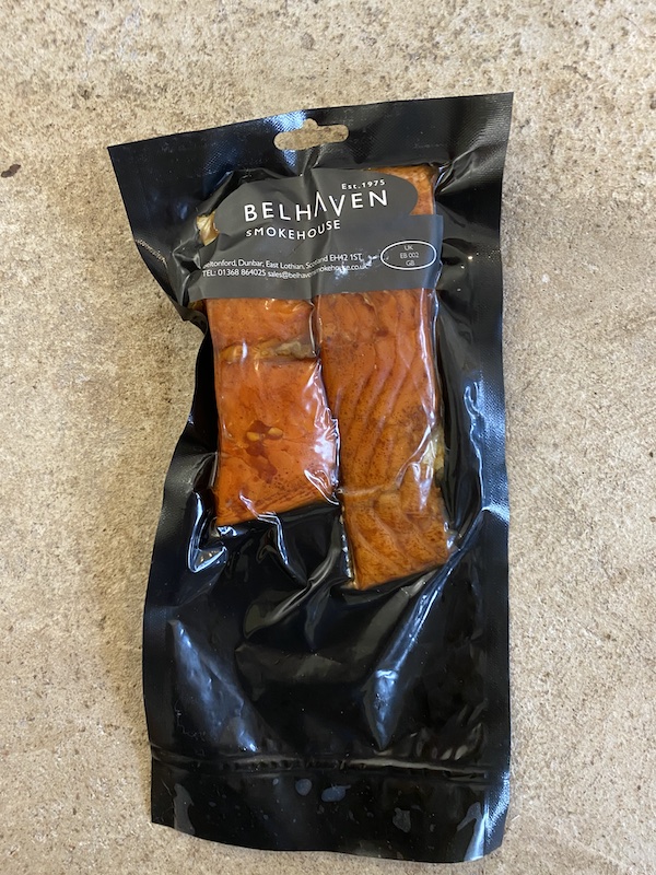 Belhaven Smokehouse Treacle Hot Smoked Salmon 180g