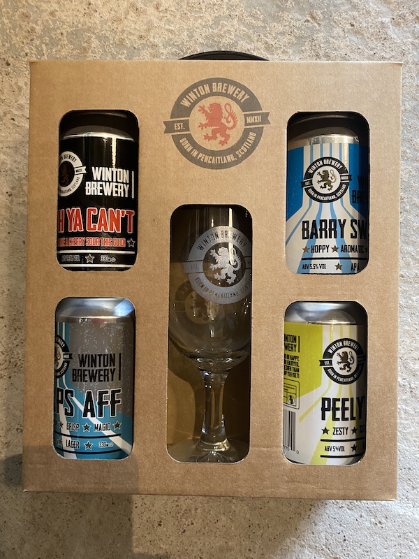 winton brewery gift set